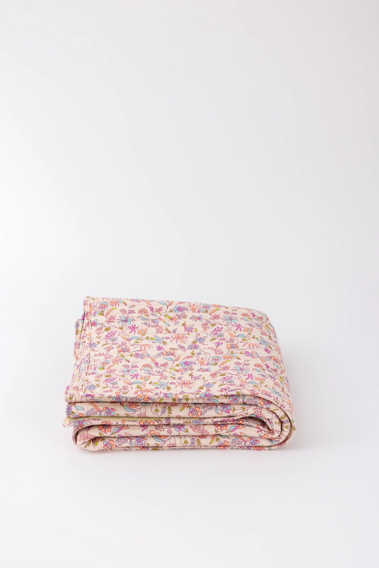 Floral Quilted Bedspread