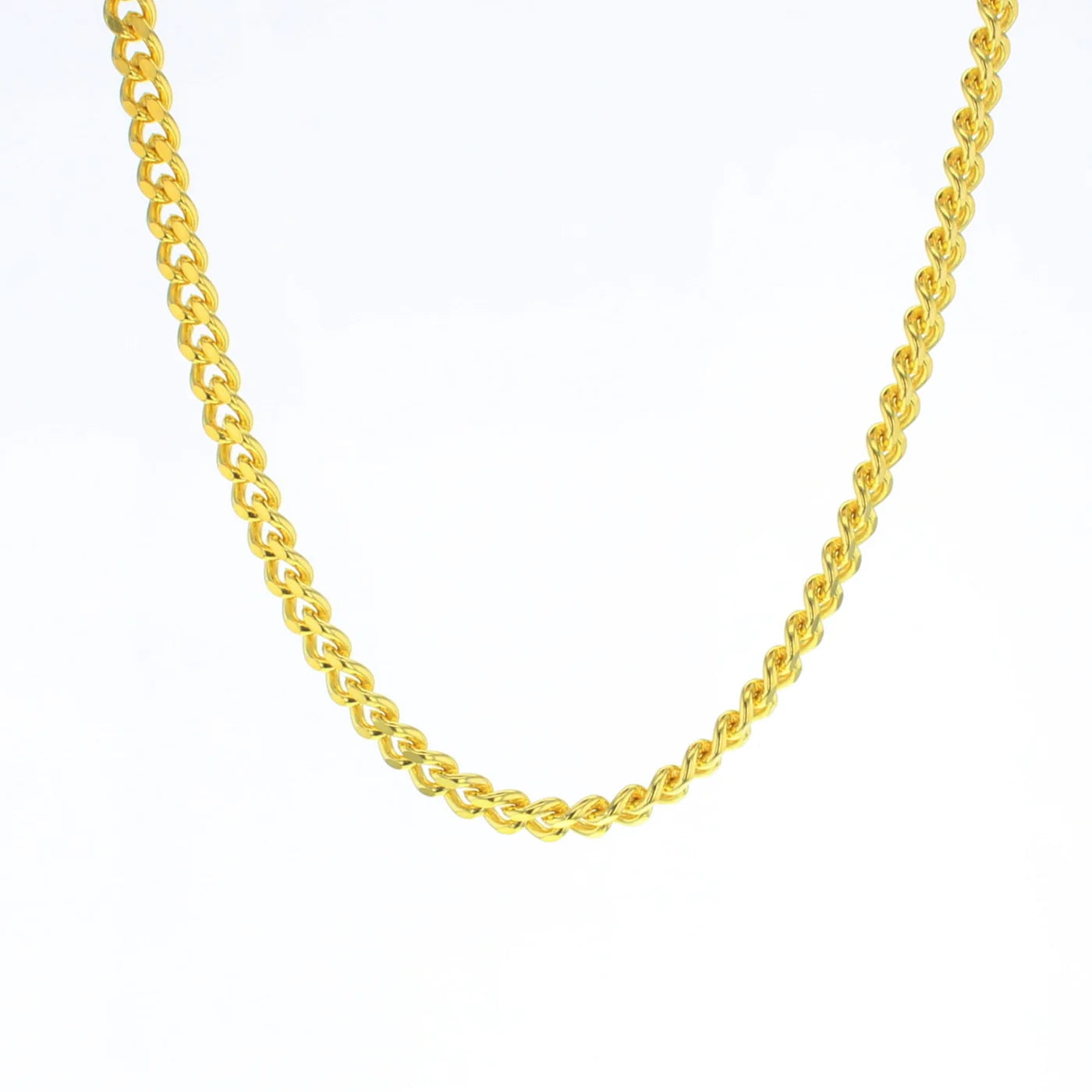 Gold Vermeil Curb Chain Necklace