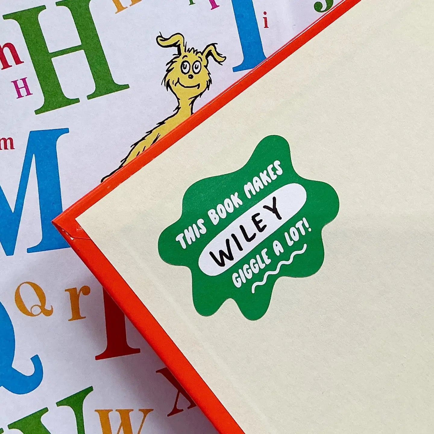 Kids Bookplate Sticker Sheet