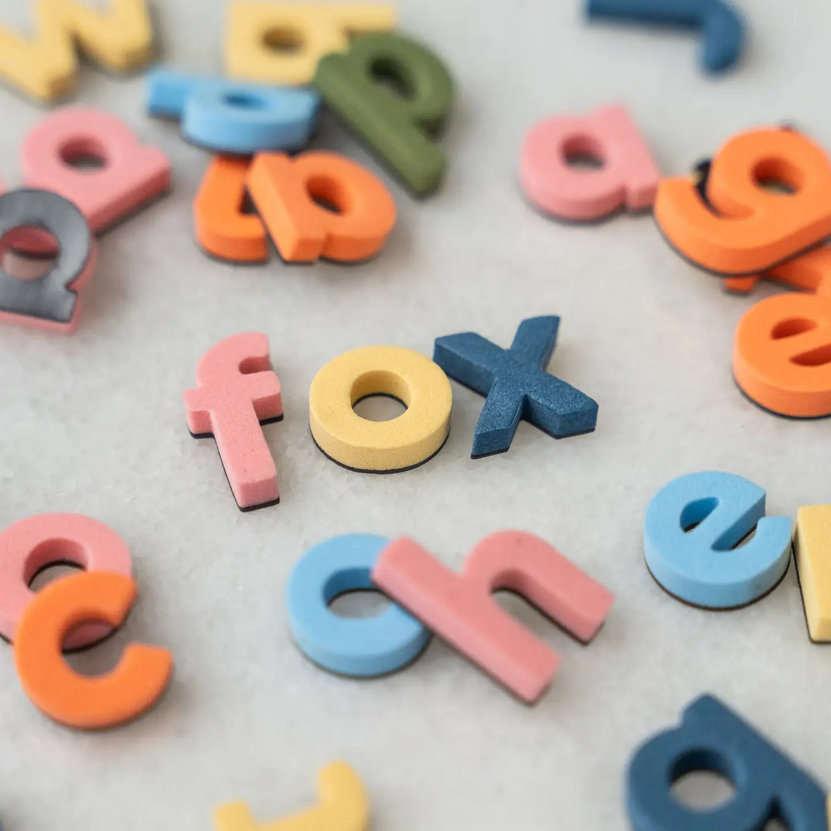140 Piece Lowercase Magnetic Letters