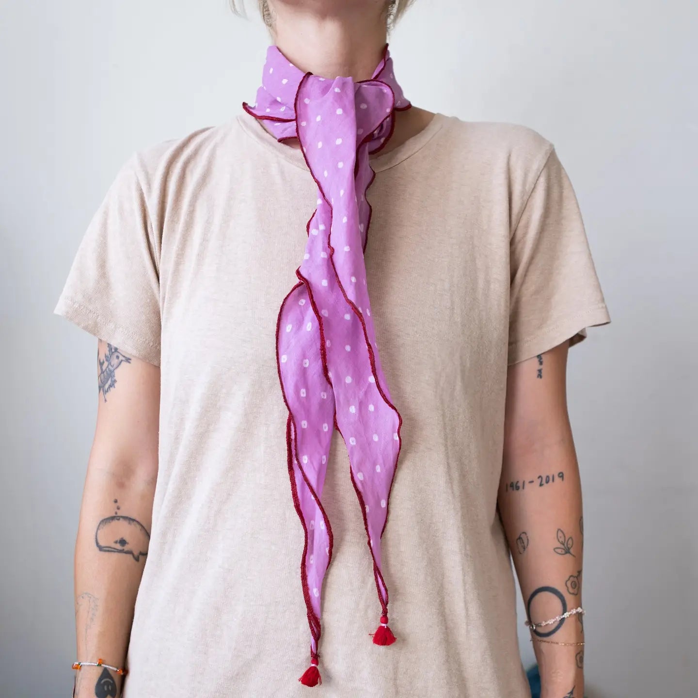 Polka Dot Scarf
