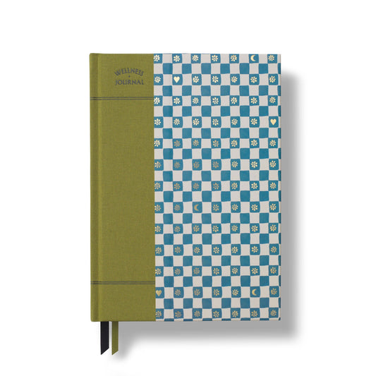 Night Sky Fabric Guided Wellness Journal