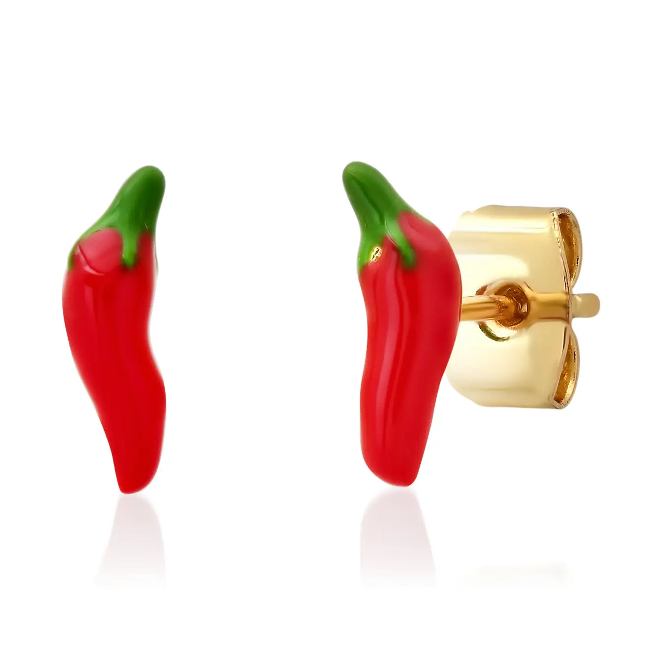 Enamel Post Earrings