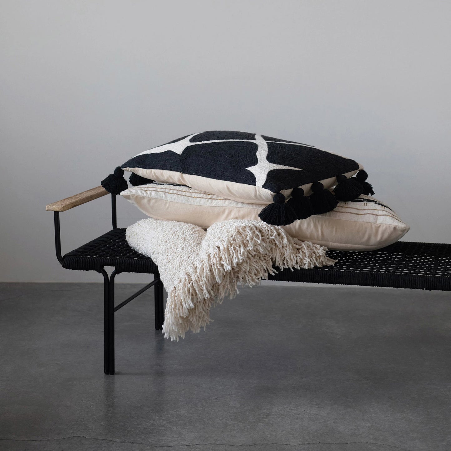 Fringe Cotton Throw