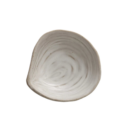 Stoneware Shell Dish