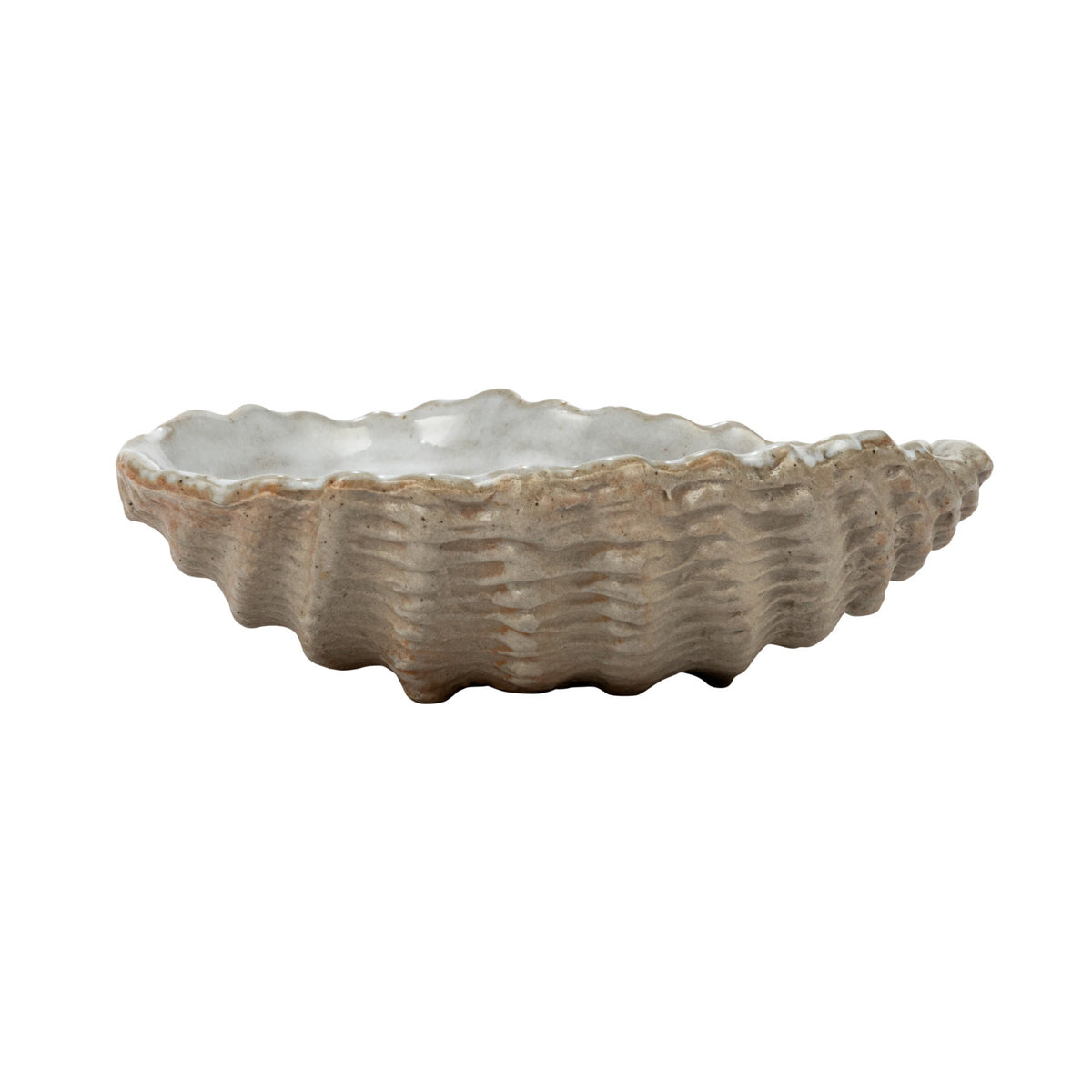 Stoneware Shell Dish