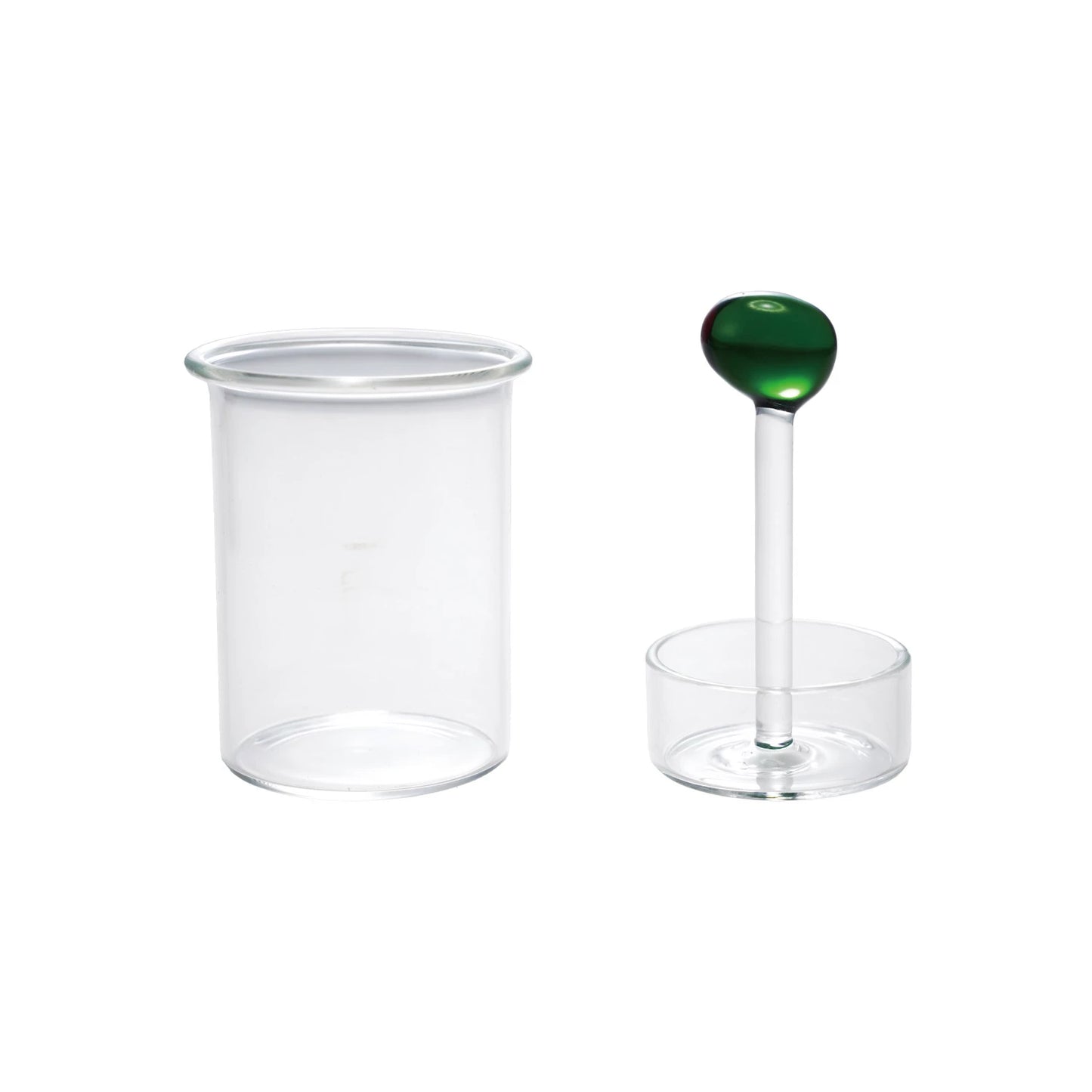 Handblown Glass Olive Toothpick Holder
