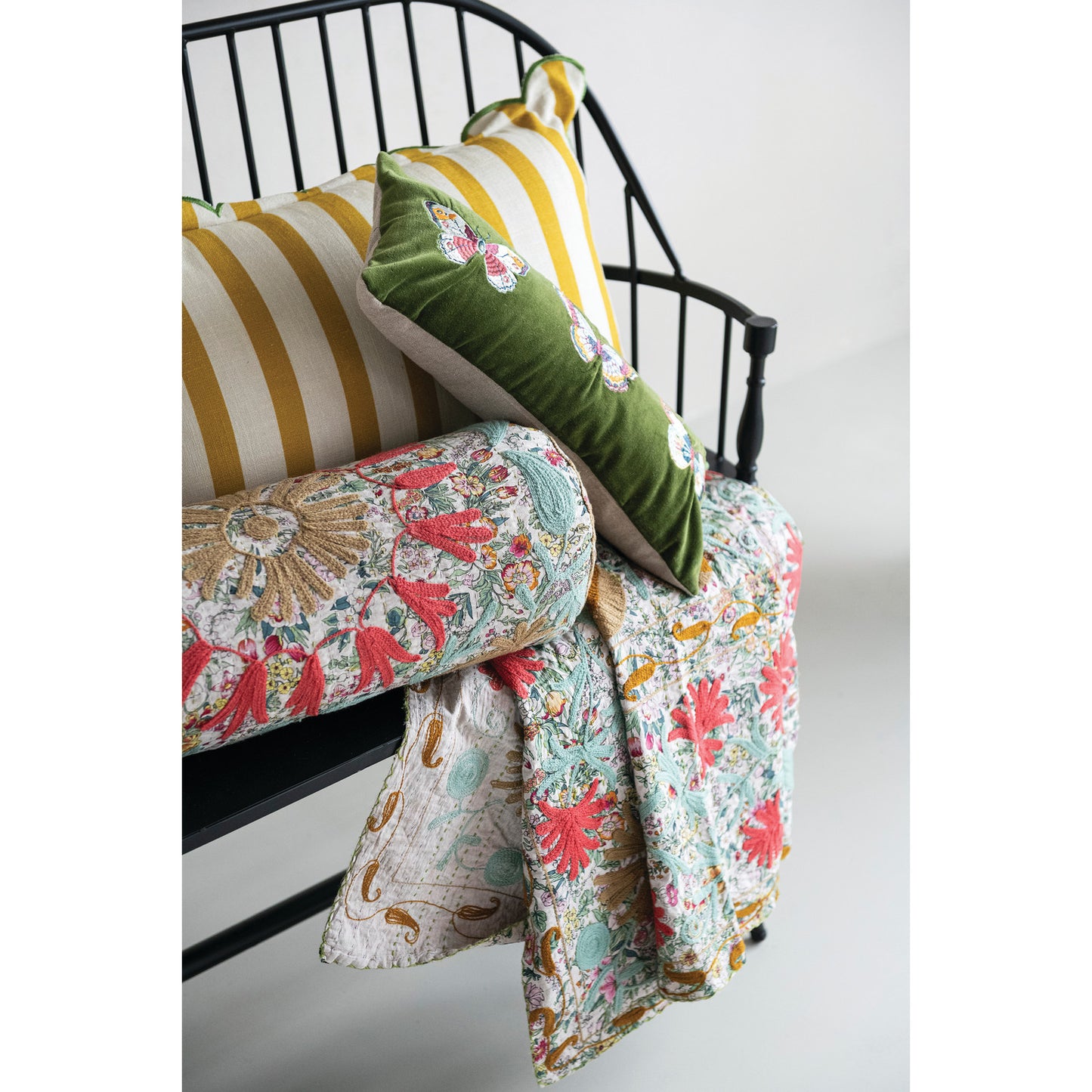 Stonewashed Cotton Voile Throw
