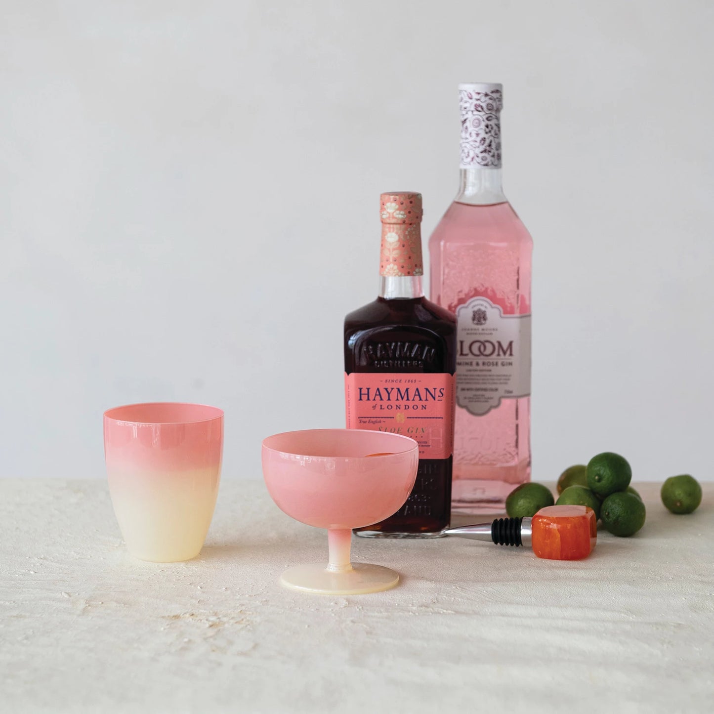Two-Tone Stemmed Wine Glass