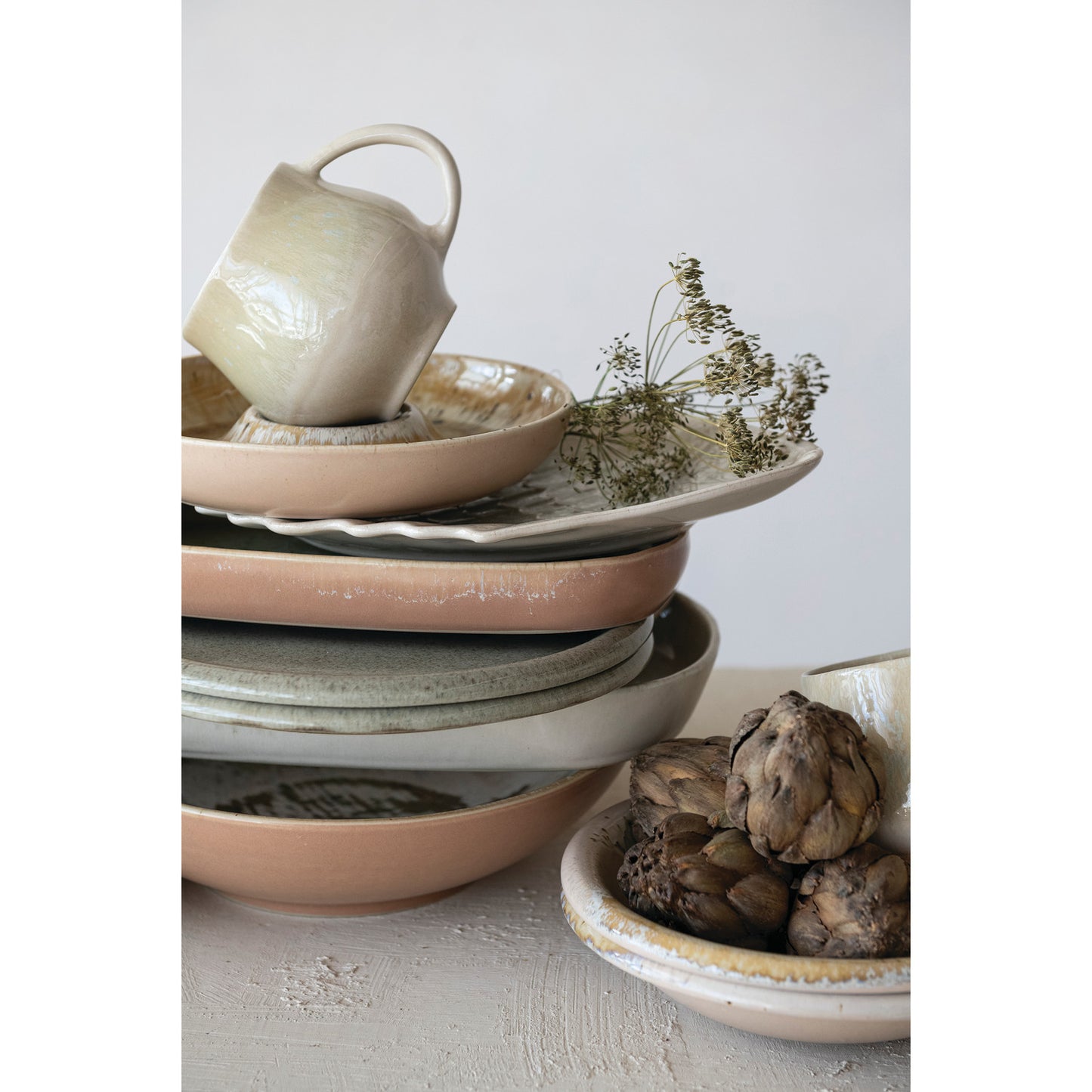 Stoneware Fish Shaped Platter