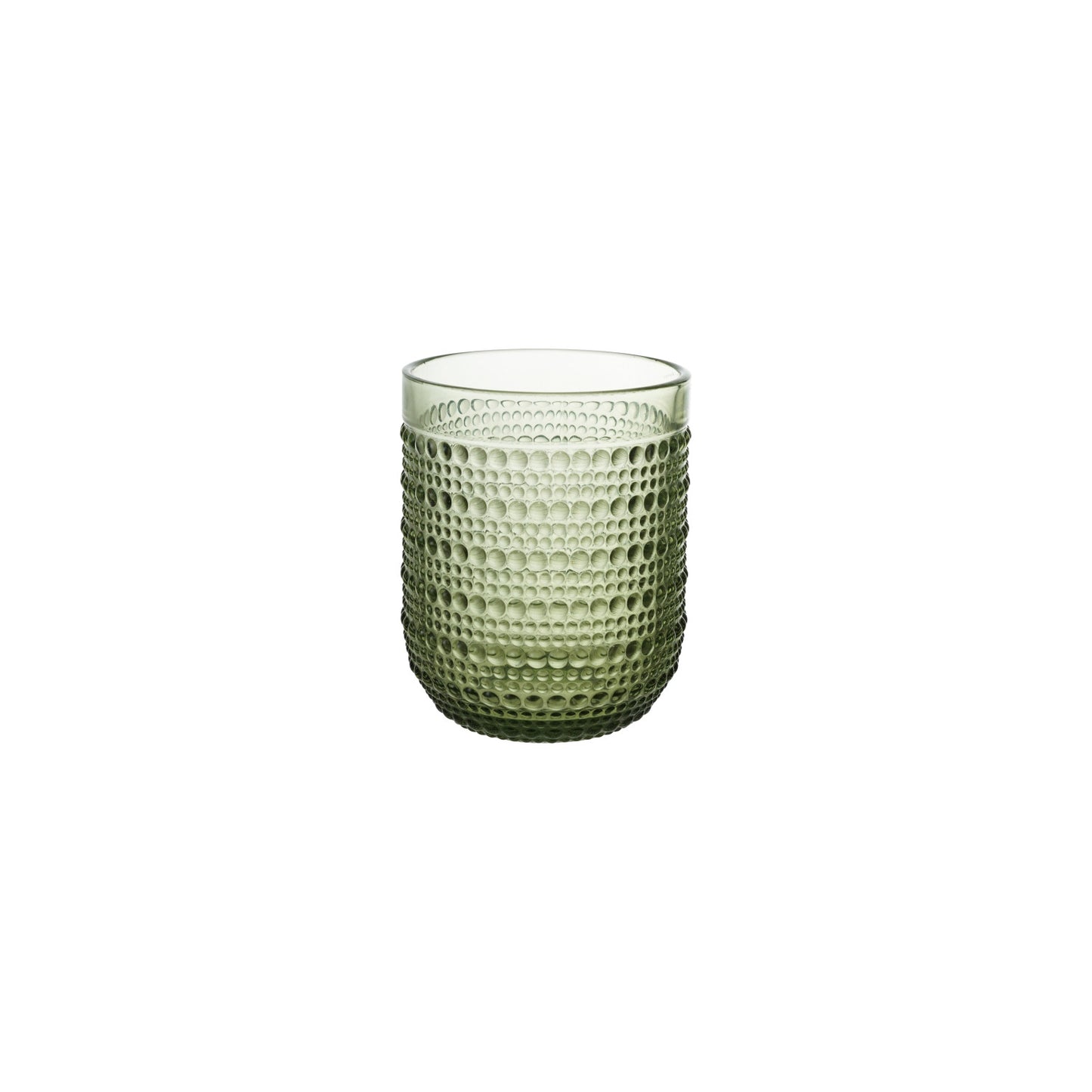 Drinking Glass with Raised Dots