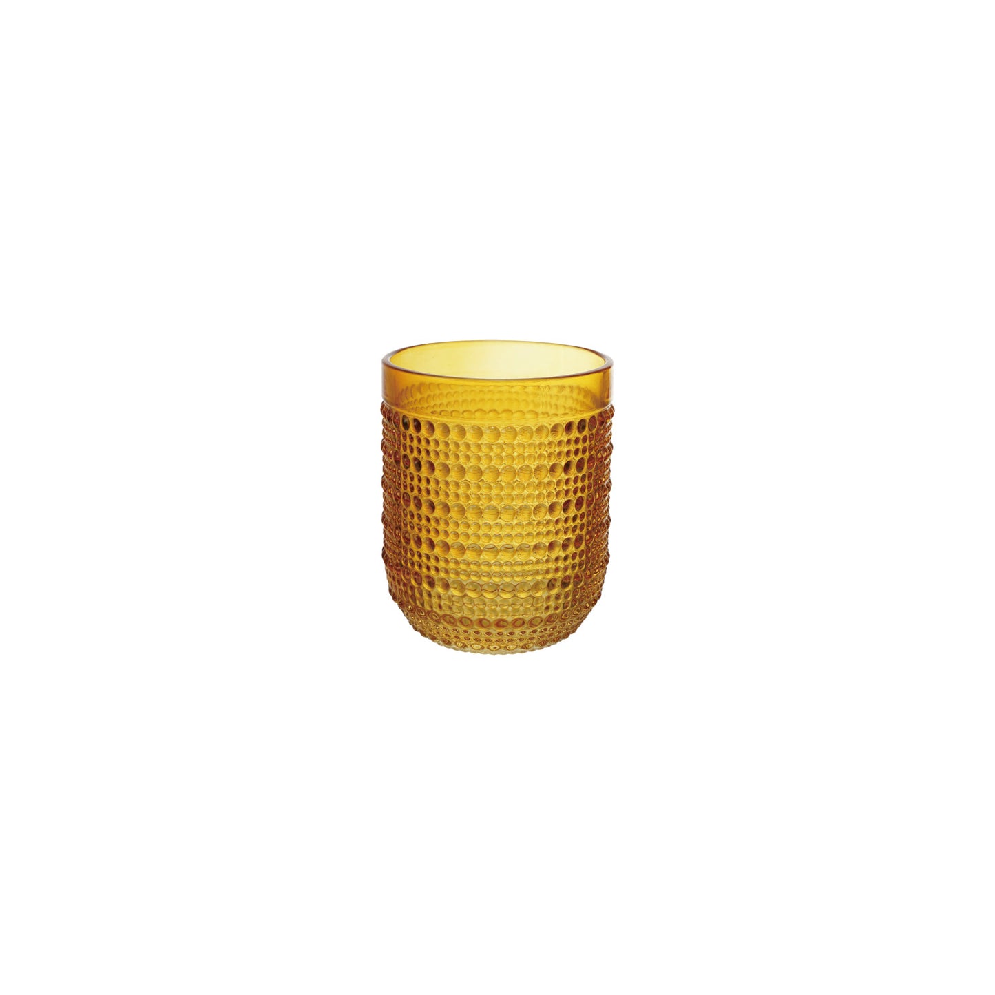 Drinking Glass with Raised Dots