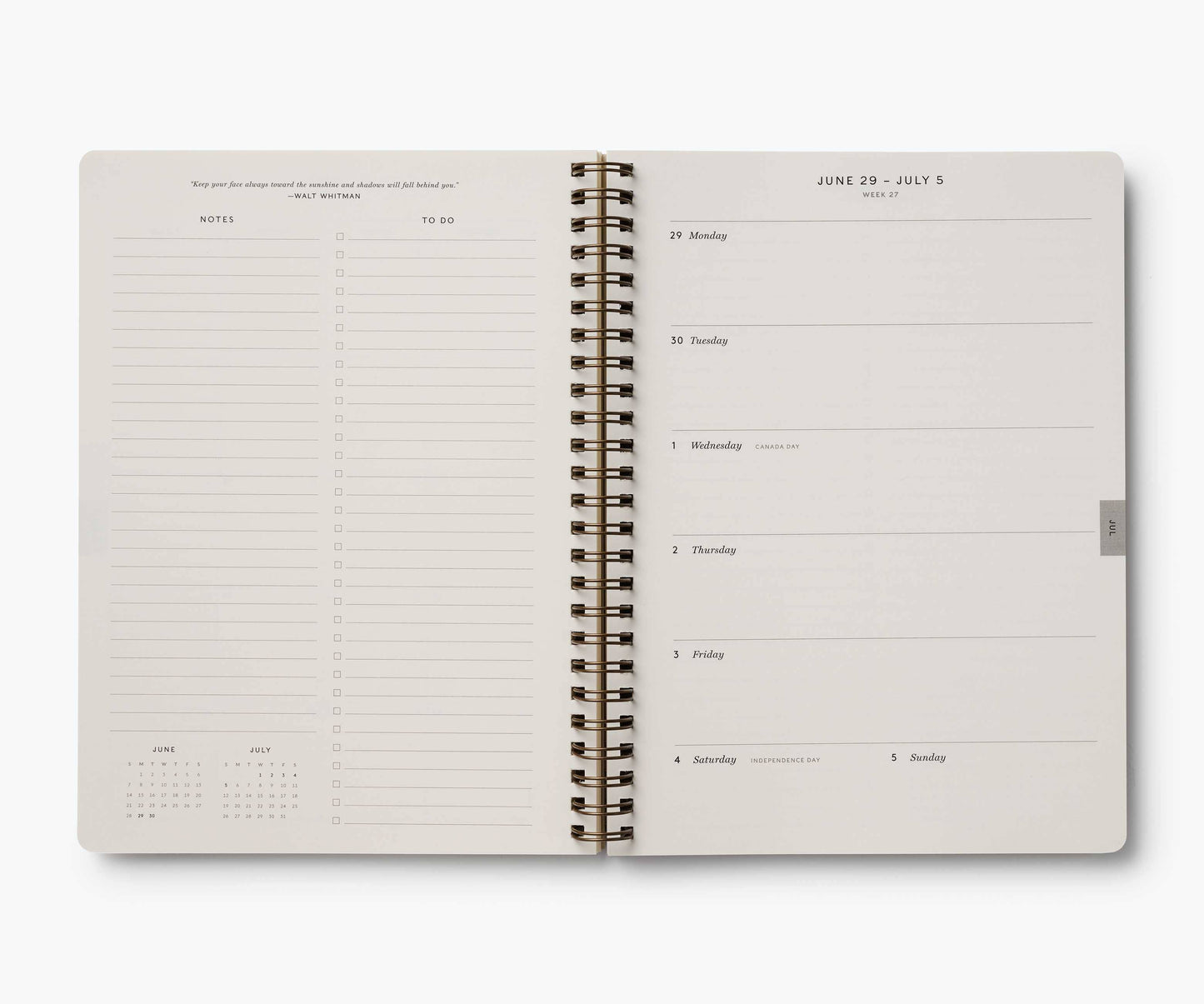 2026 Dahlia 12-Month Softcover Spiral Planner