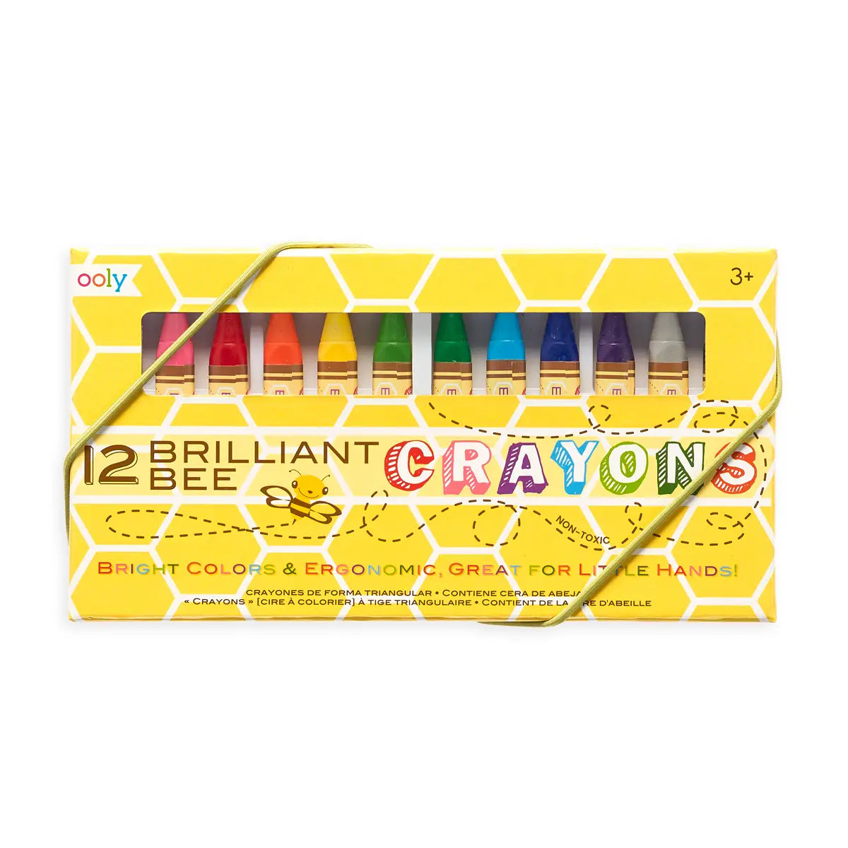 Brilliant Beeswax Crayons, Set of 12