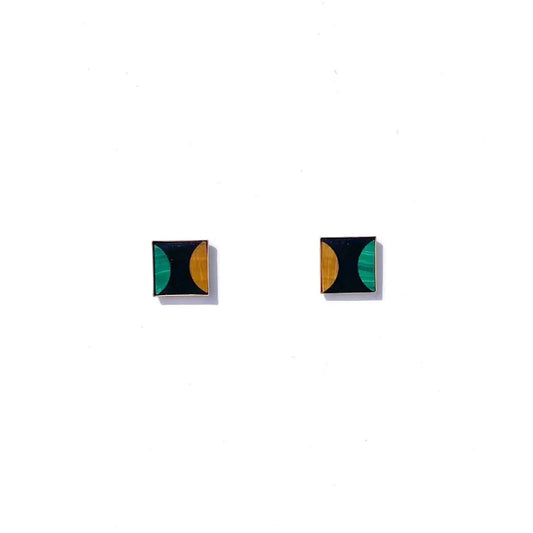 Square Stud Earrings