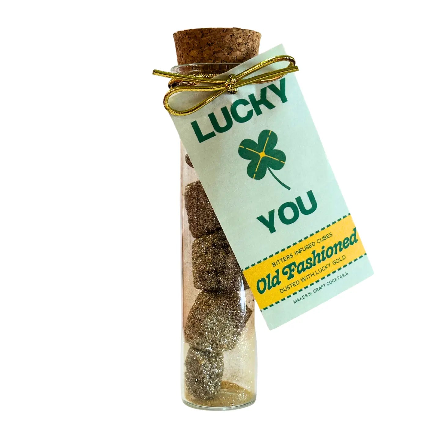 Luck of the Irish Bitters Infused (G)old Old Fashioned Cubes