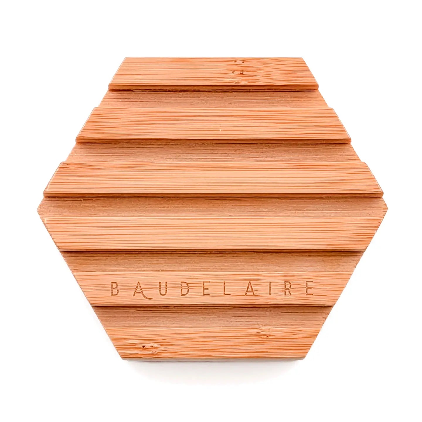 Bamboo Hex Soap Dish