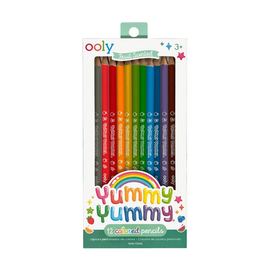Yummy Yummy: Scented Colored Pencils, Set of 12