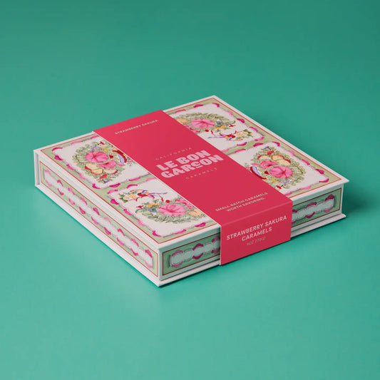 Strawberry Sakura Caramels