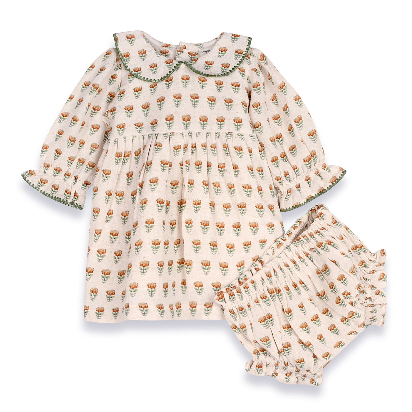 Ina Dress & Bloomer Set