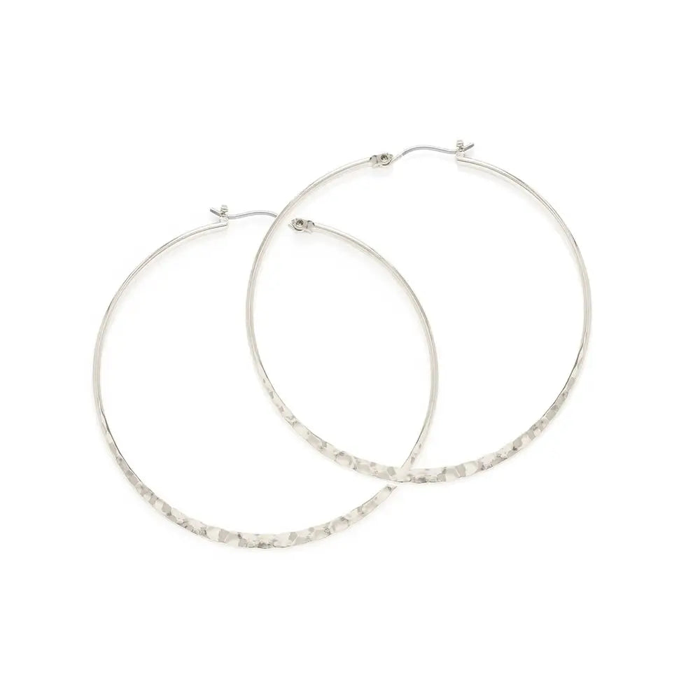 1.5" Hammered Hoops