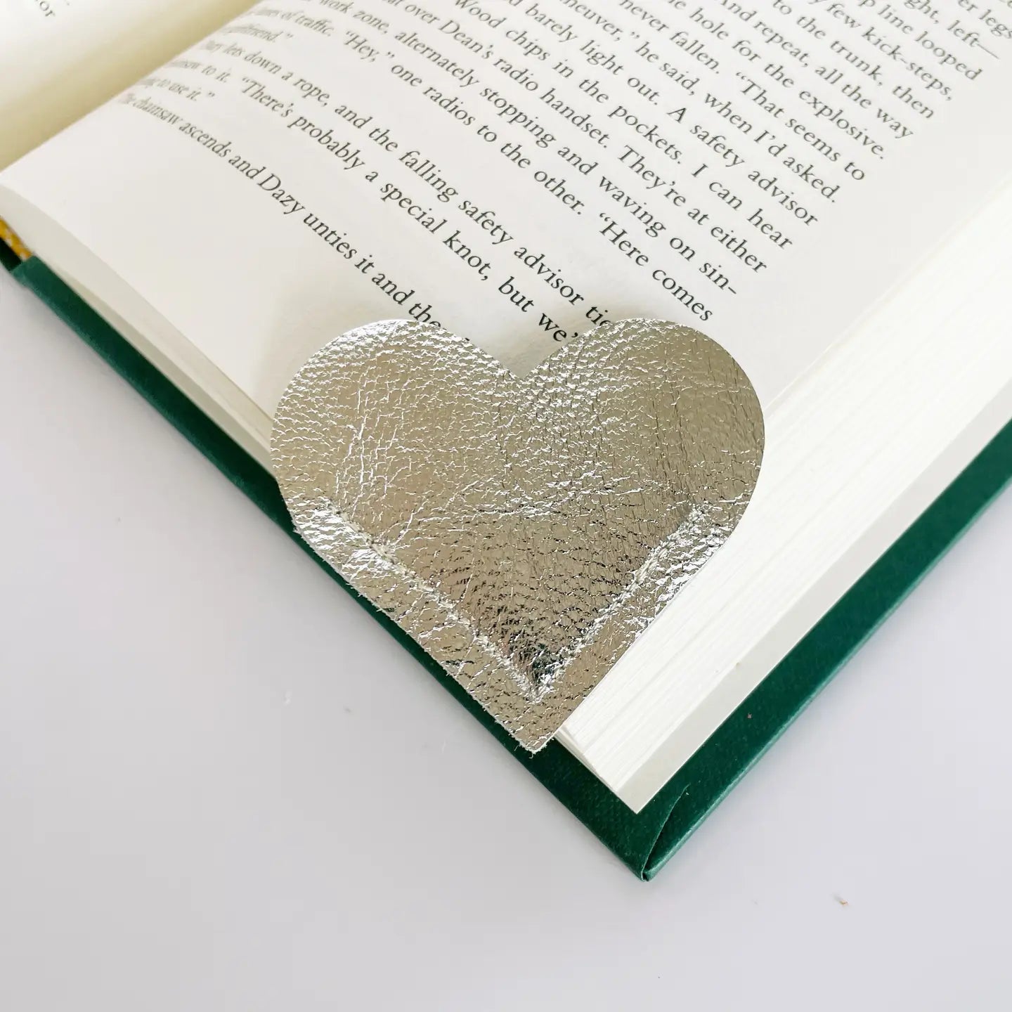 Page Corner Leather Bookmark