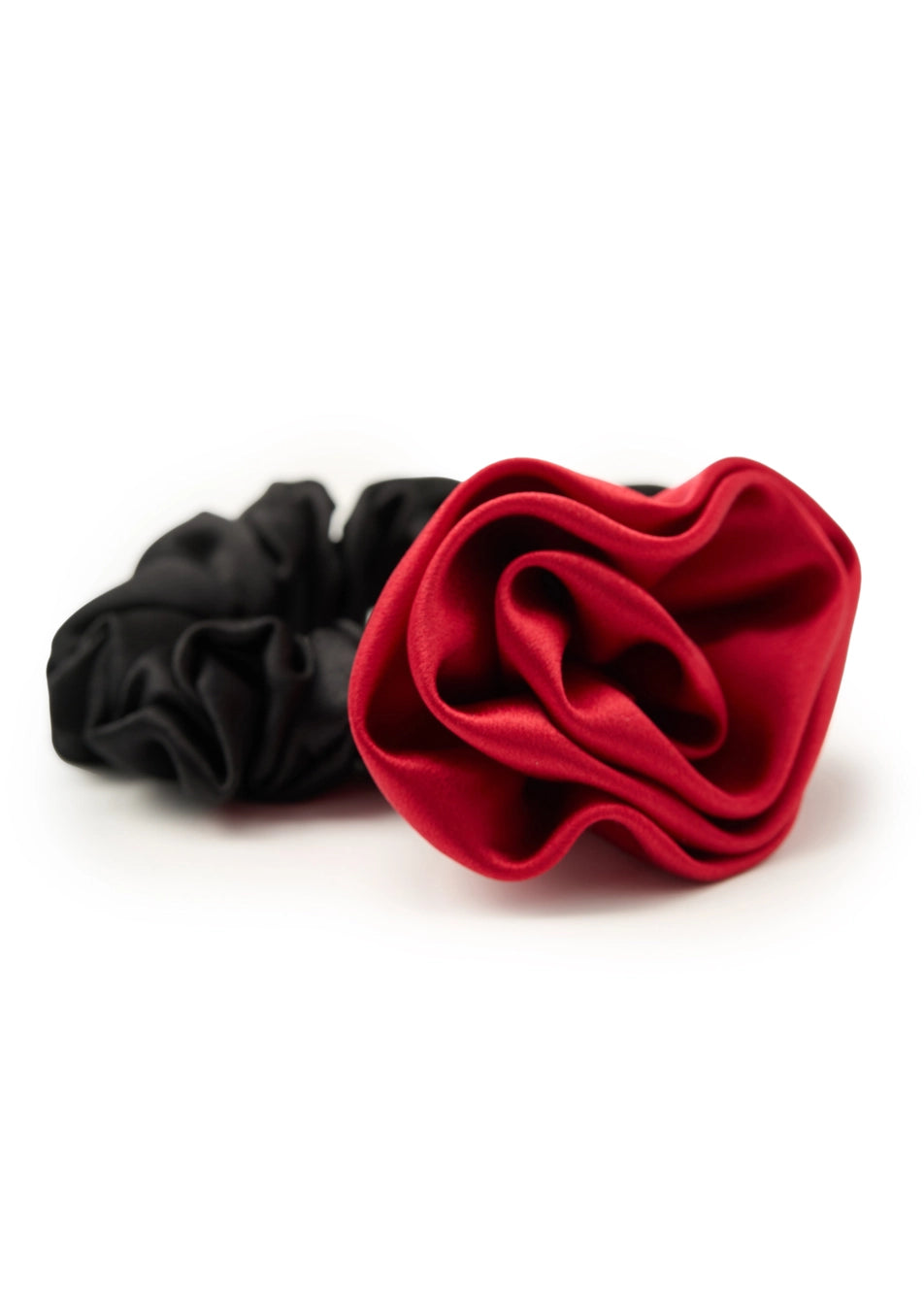 La Frida Rosa Silk Scrunchie