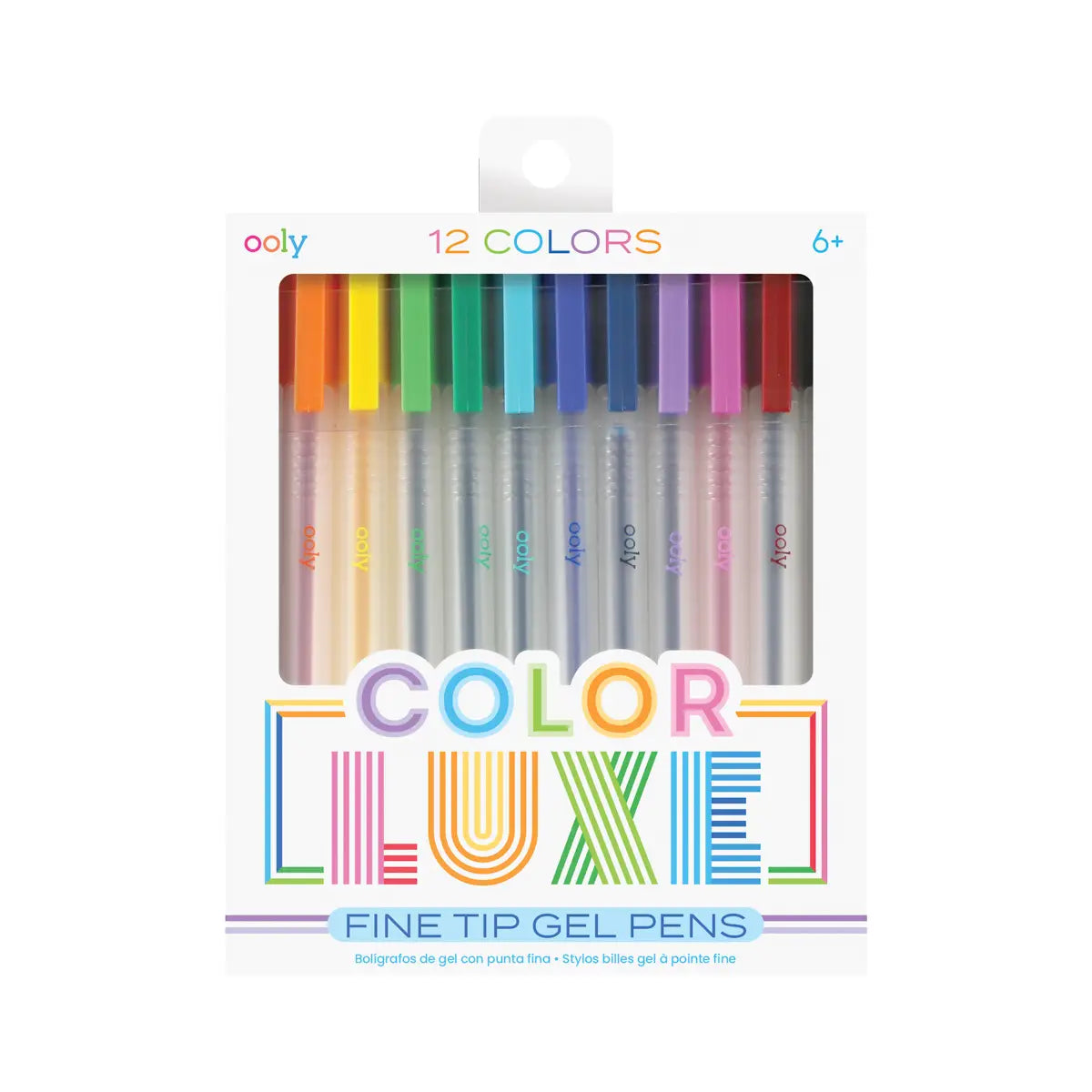 Color LUXE Fine Line Gel Pens – Set of 12