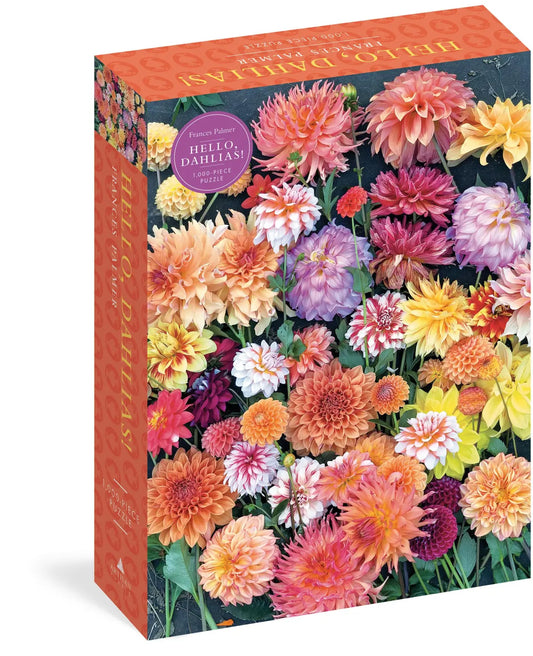 Hello, Dahlias! 1,000 Piece Puzzle