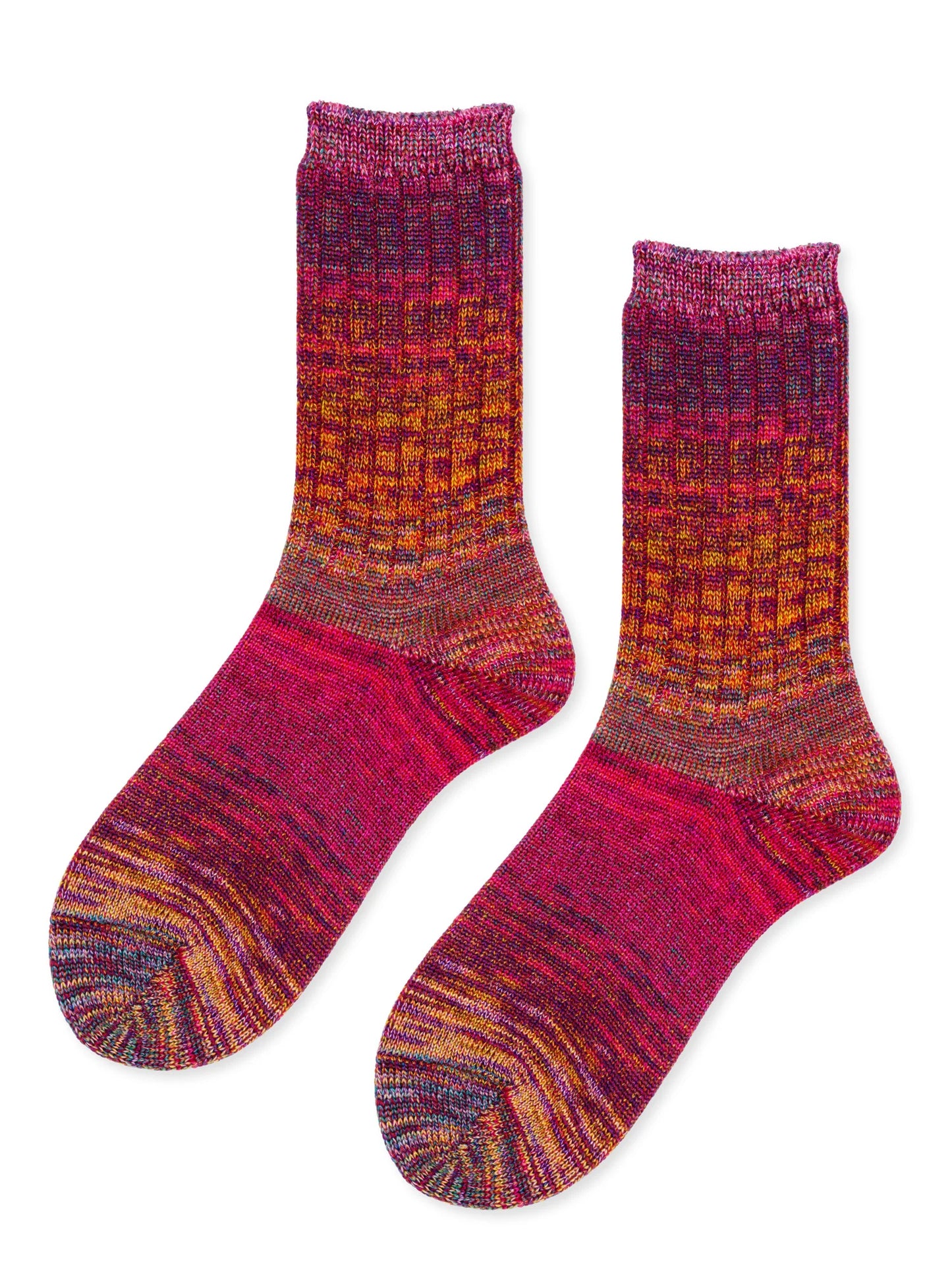 Cosmic Space Dye Crew Sock