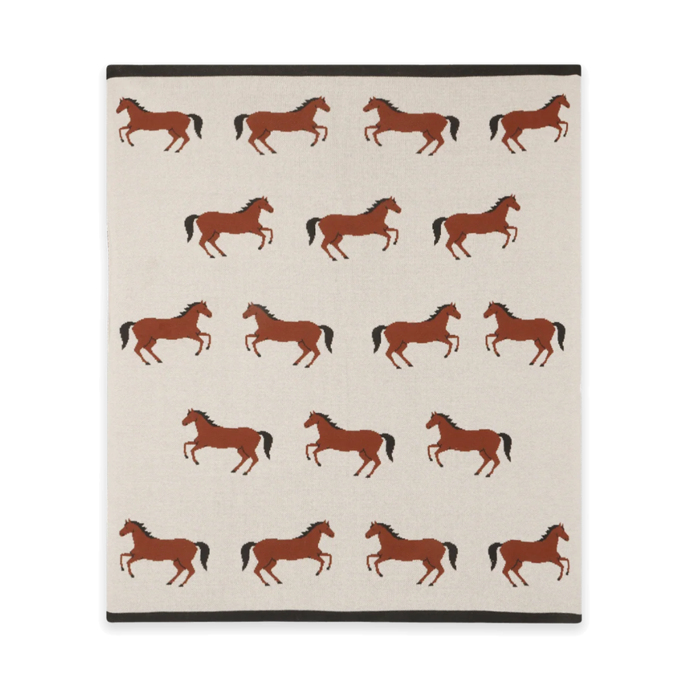 Organic Cotton Jacquard Knit Baby Blanket