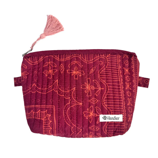 Quilted Zipper Pouch