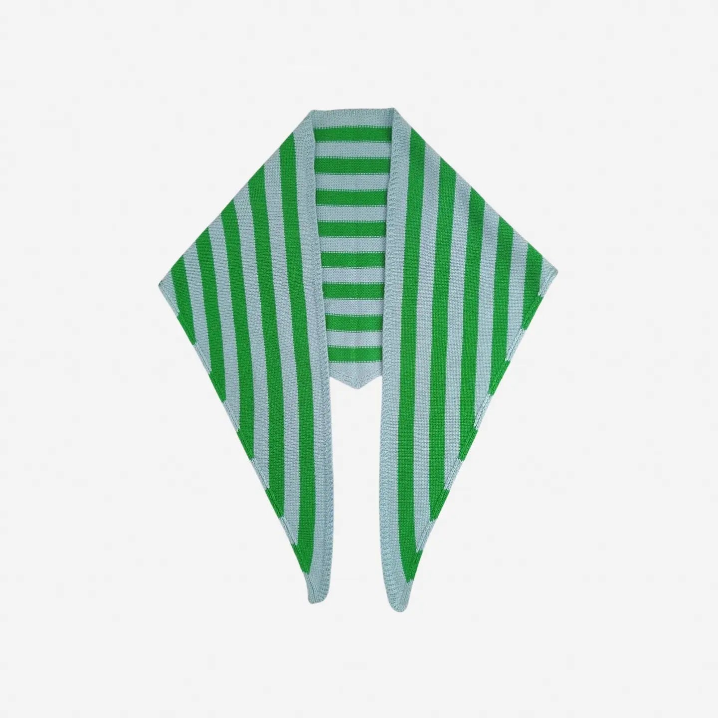 Simple Stripe Triangle Scarf