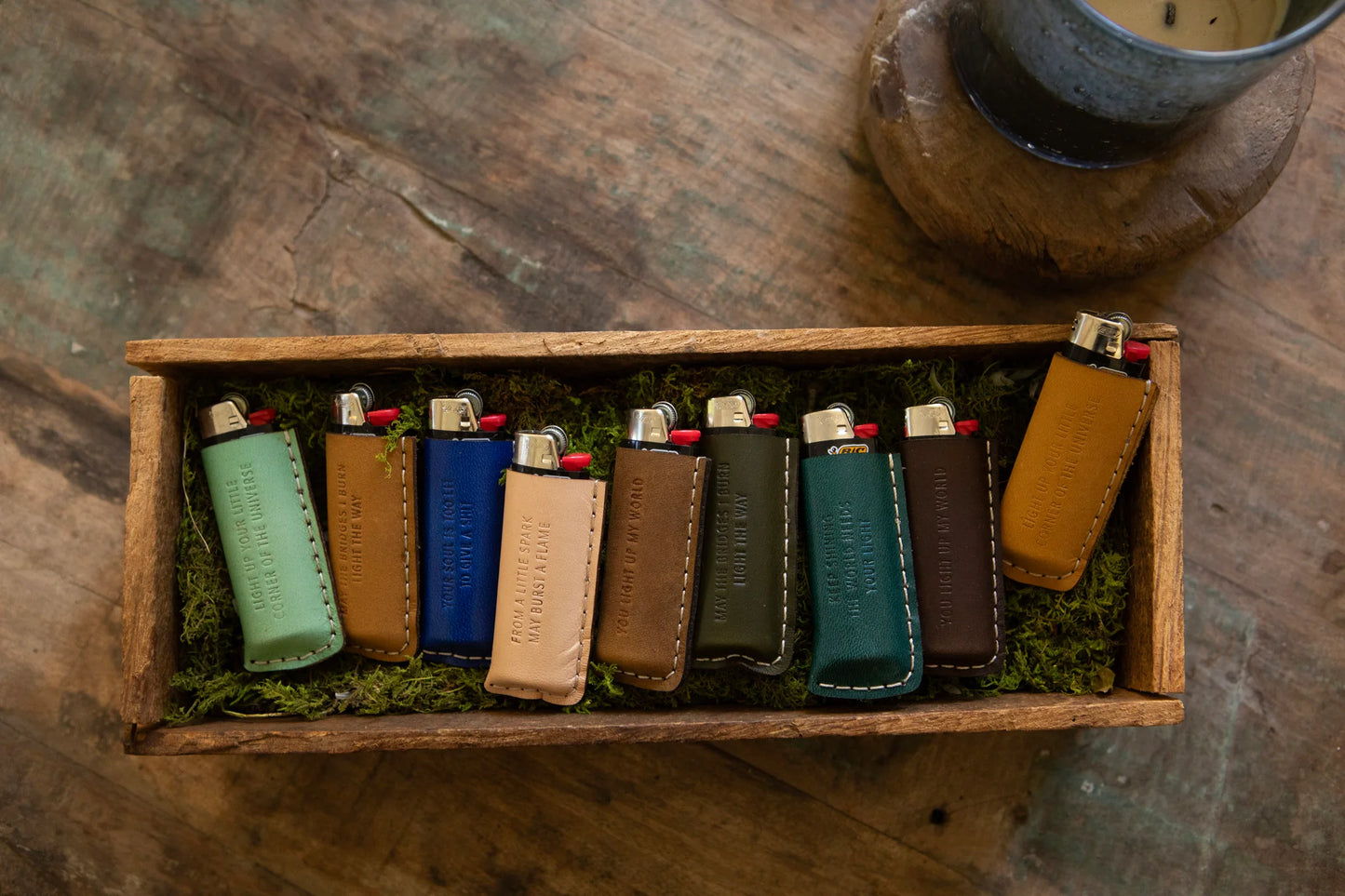 Leather Lighter Holder