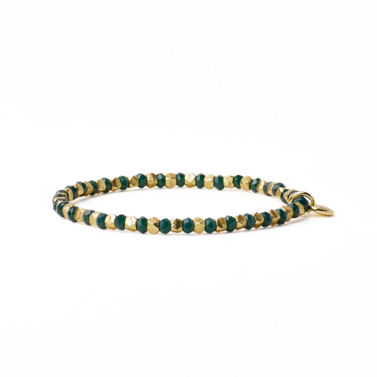 Louise Crystal Gold Stretch Bracelet