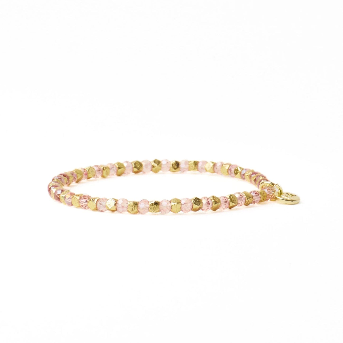 Louise Crystal Gold Stretch Bracelet
