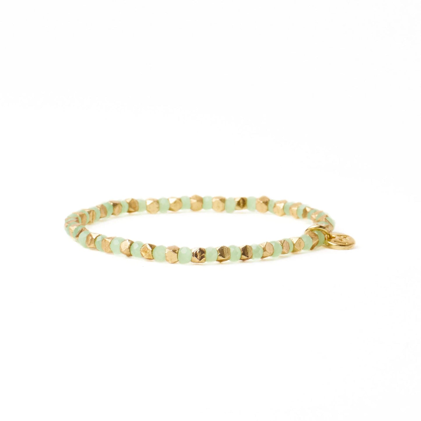 Louise Crystal Gold Stretch Bracelet