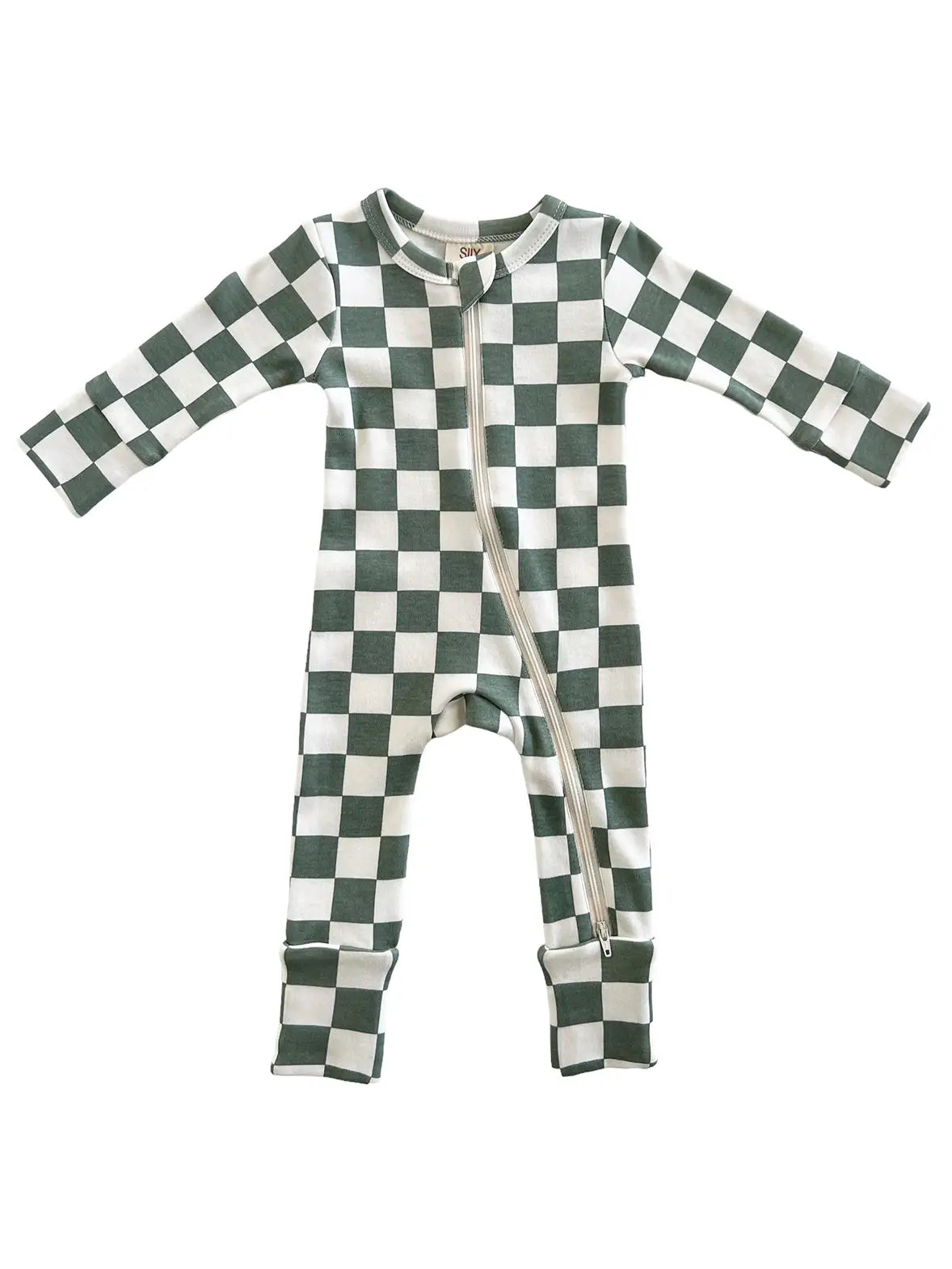 Organic Checkered Romper