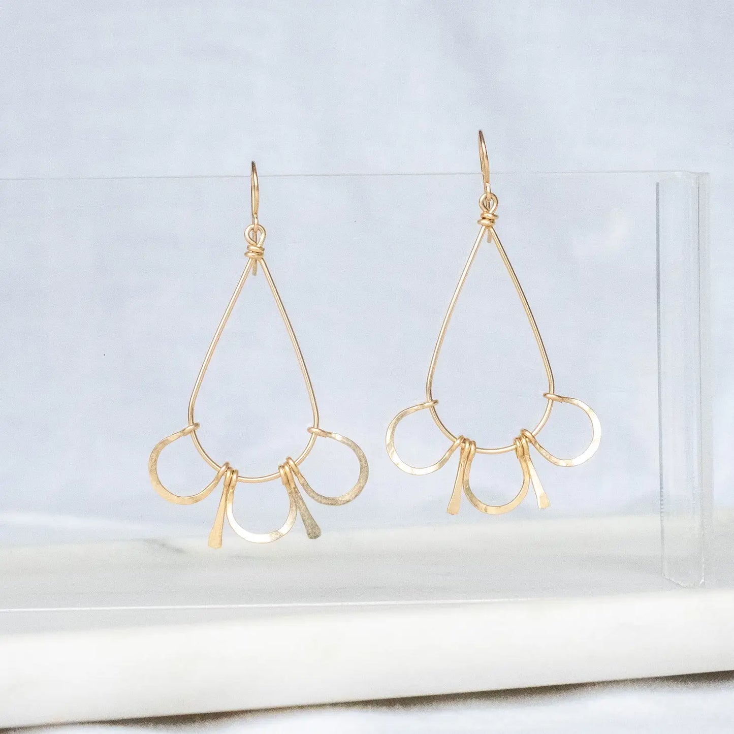 Mazu Teardrop Hoops