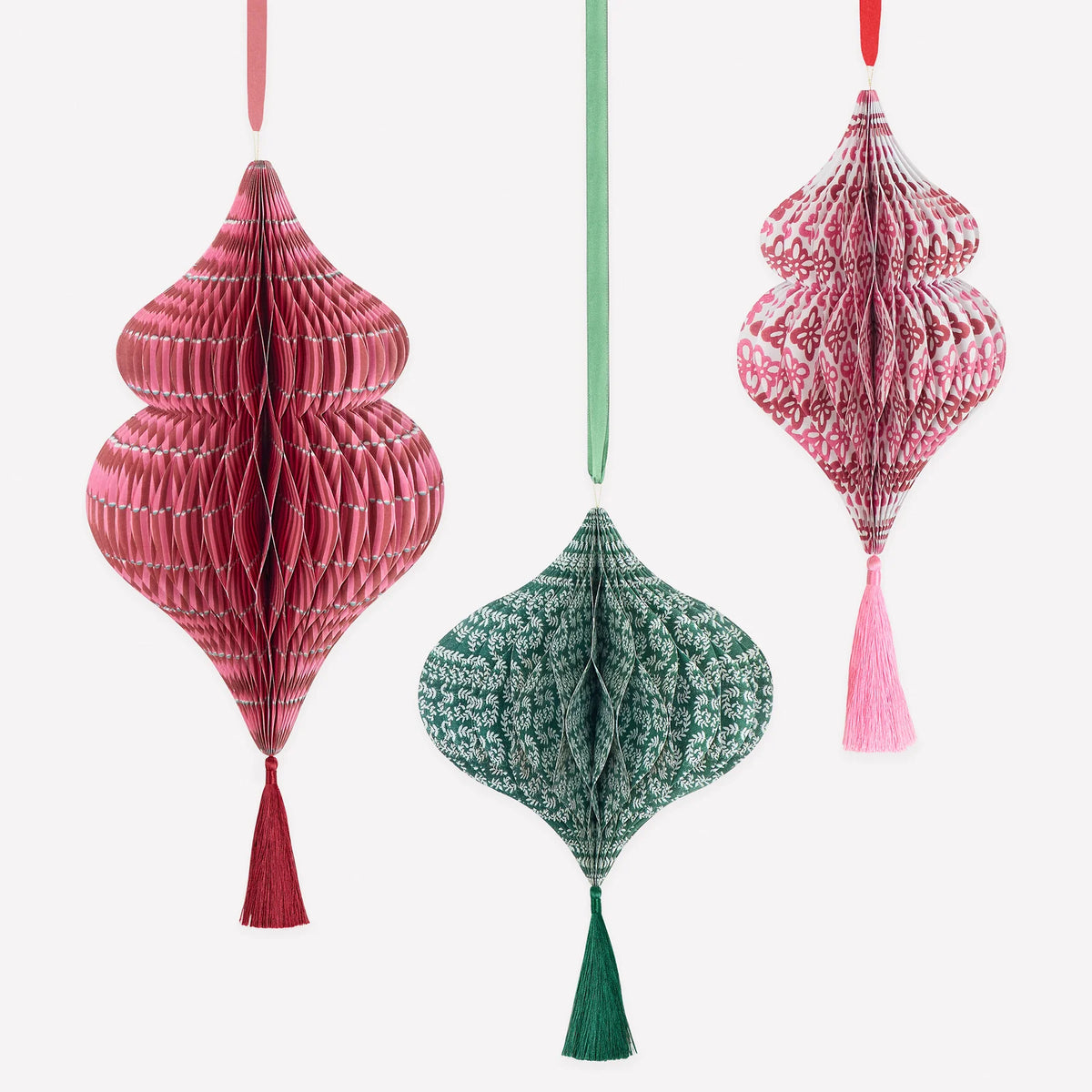 Meri Meri x Molly Mahon Large Paper Honeycomb Decorations (x 3)