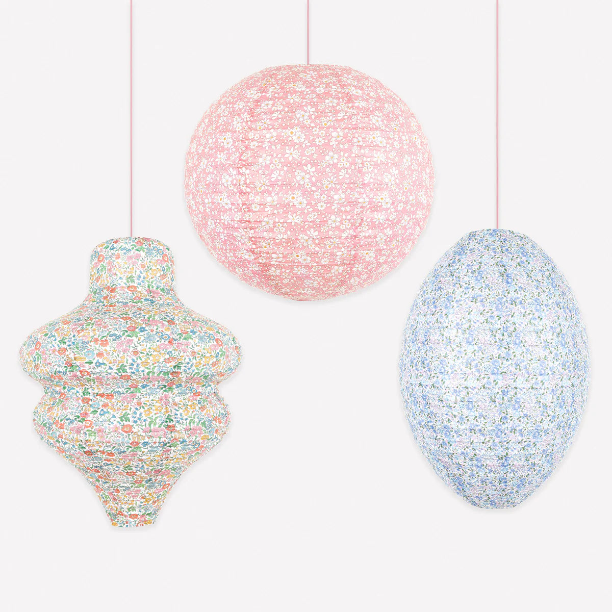 Liberty Pastel Floral Lanterns