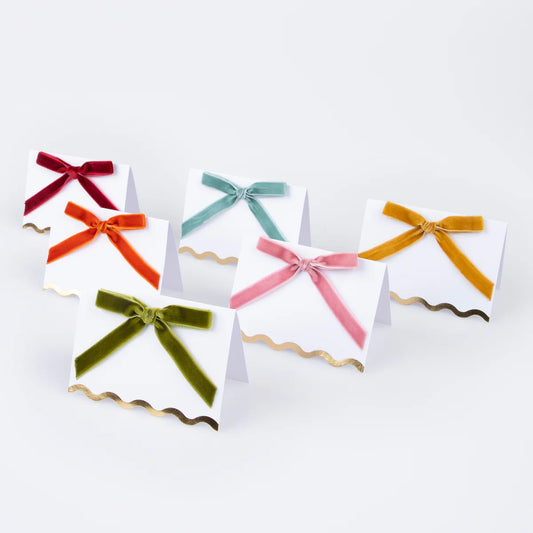Velvet Bow Place cards