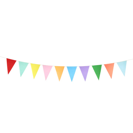 Bright Tissue Flag Garlands