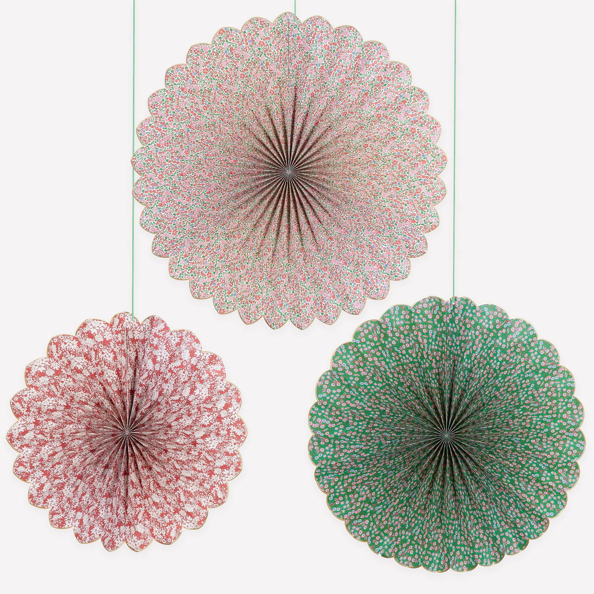Liberty Red & Green Giant Pinwheels