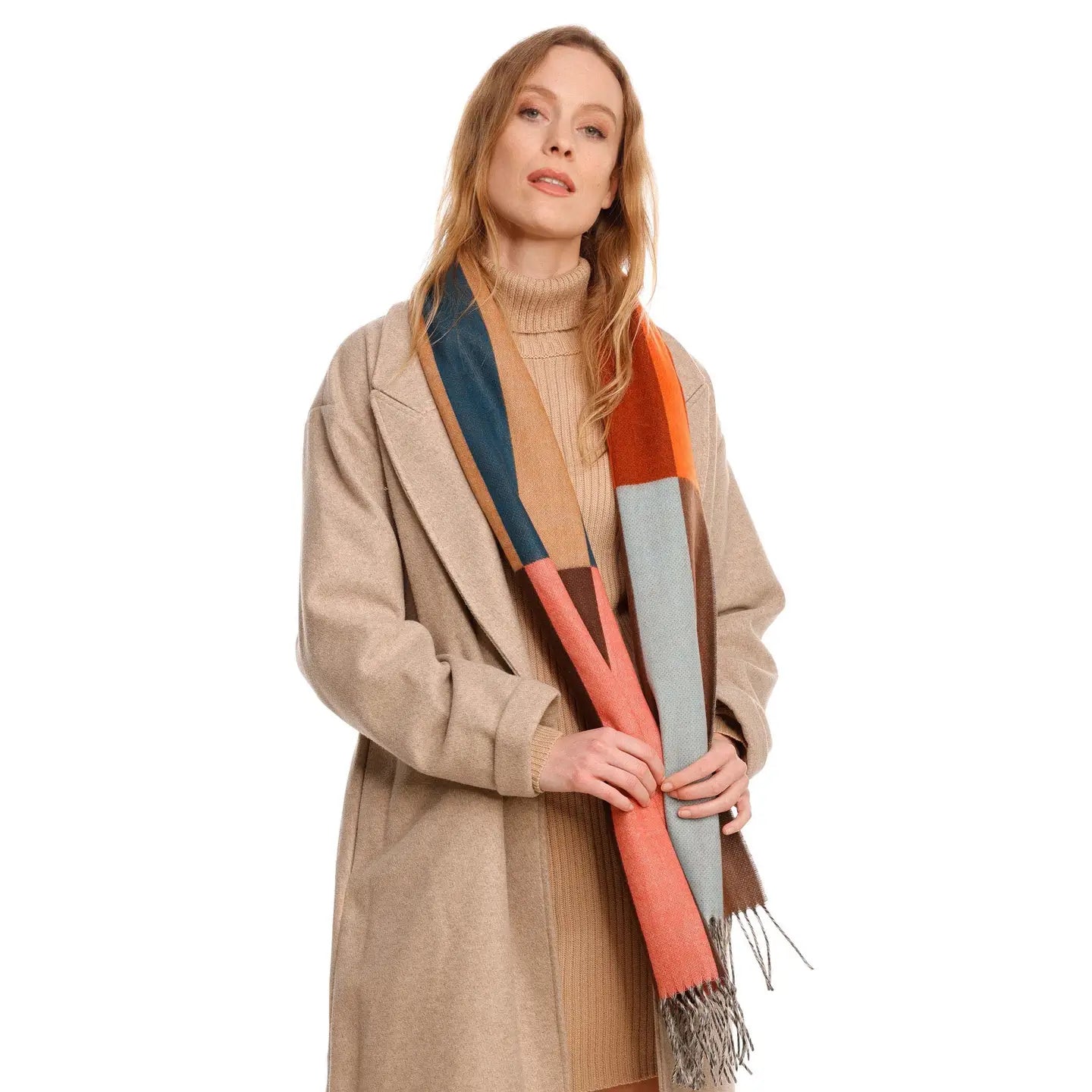 Artist Stripes Oversized Cashmink Scarf