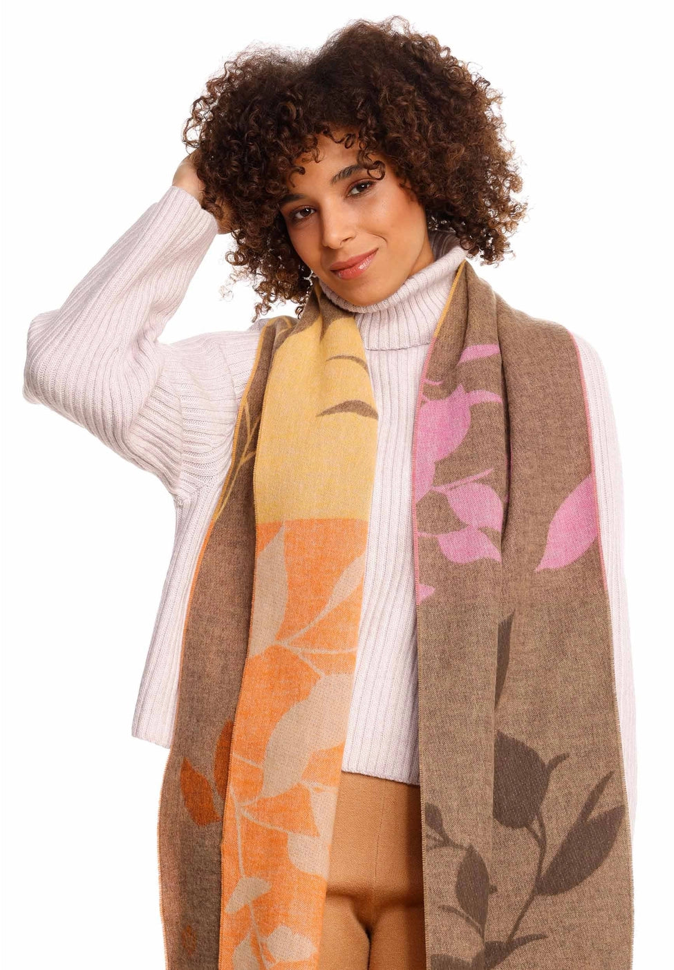 Leaves Recycled Scarf