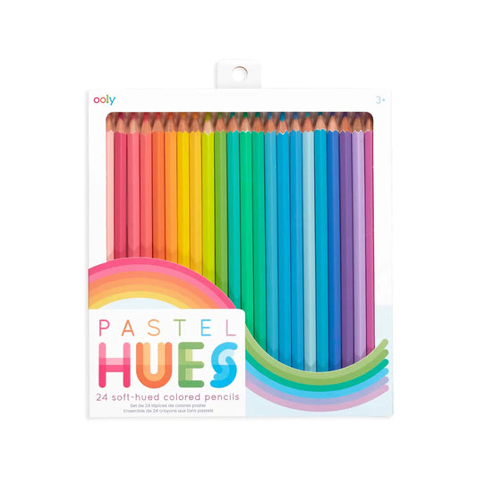 Pastel Hues Colored Pencils – Set of 24