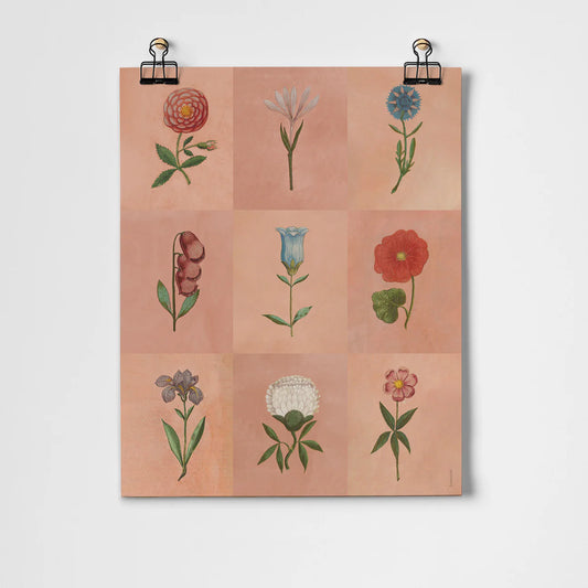 Pink Festival of Flowers Print