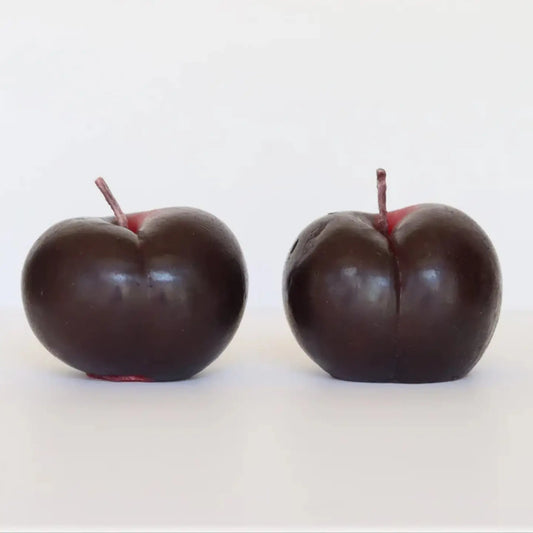 Plum Beeswax Candle