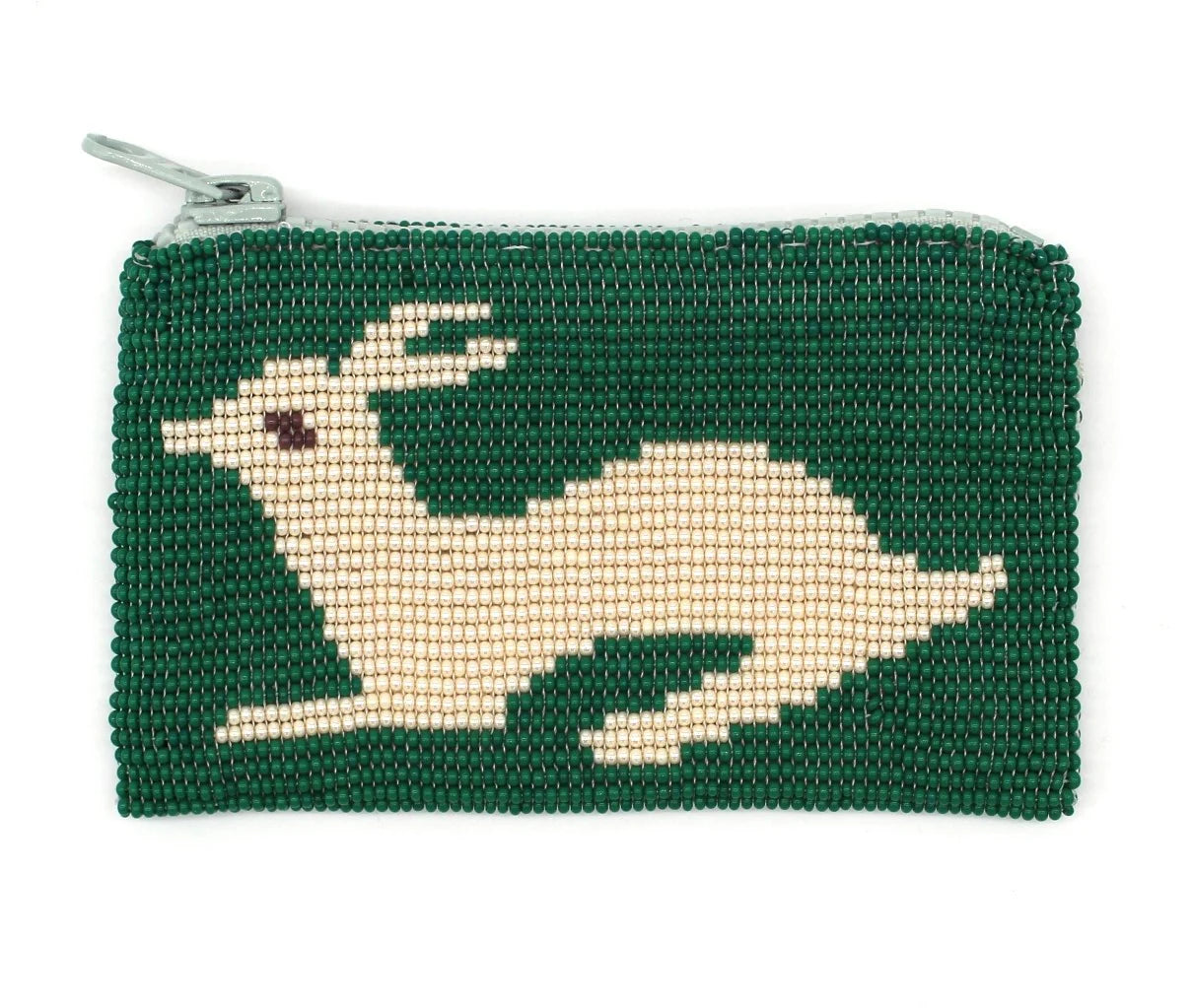 Animal Motif Beaded Coin Purse